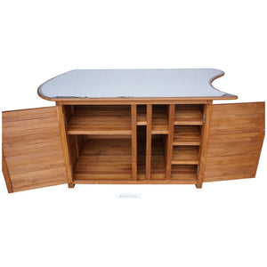 Large 2 Door cabinet w/ SS top DEEP- LEFT 6/5334  in stock - KomodoKamado