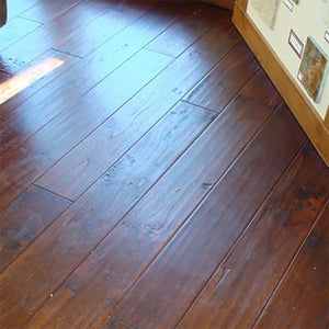 Copy of 645sq'  7" wide-plank textured teak flooring