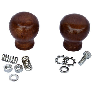 Natural Wooden Knobs 2 pcs