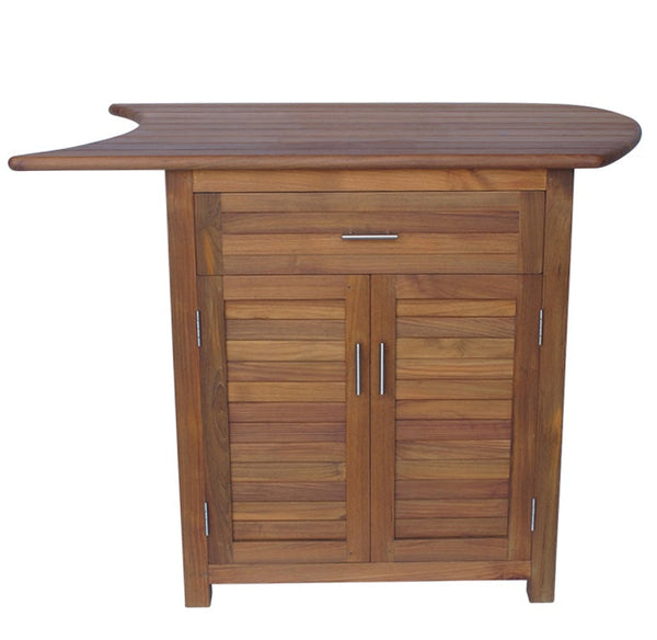 Teak Cabinet Small W/ 1 Drawer - RIGHT  (In-Stock US)2